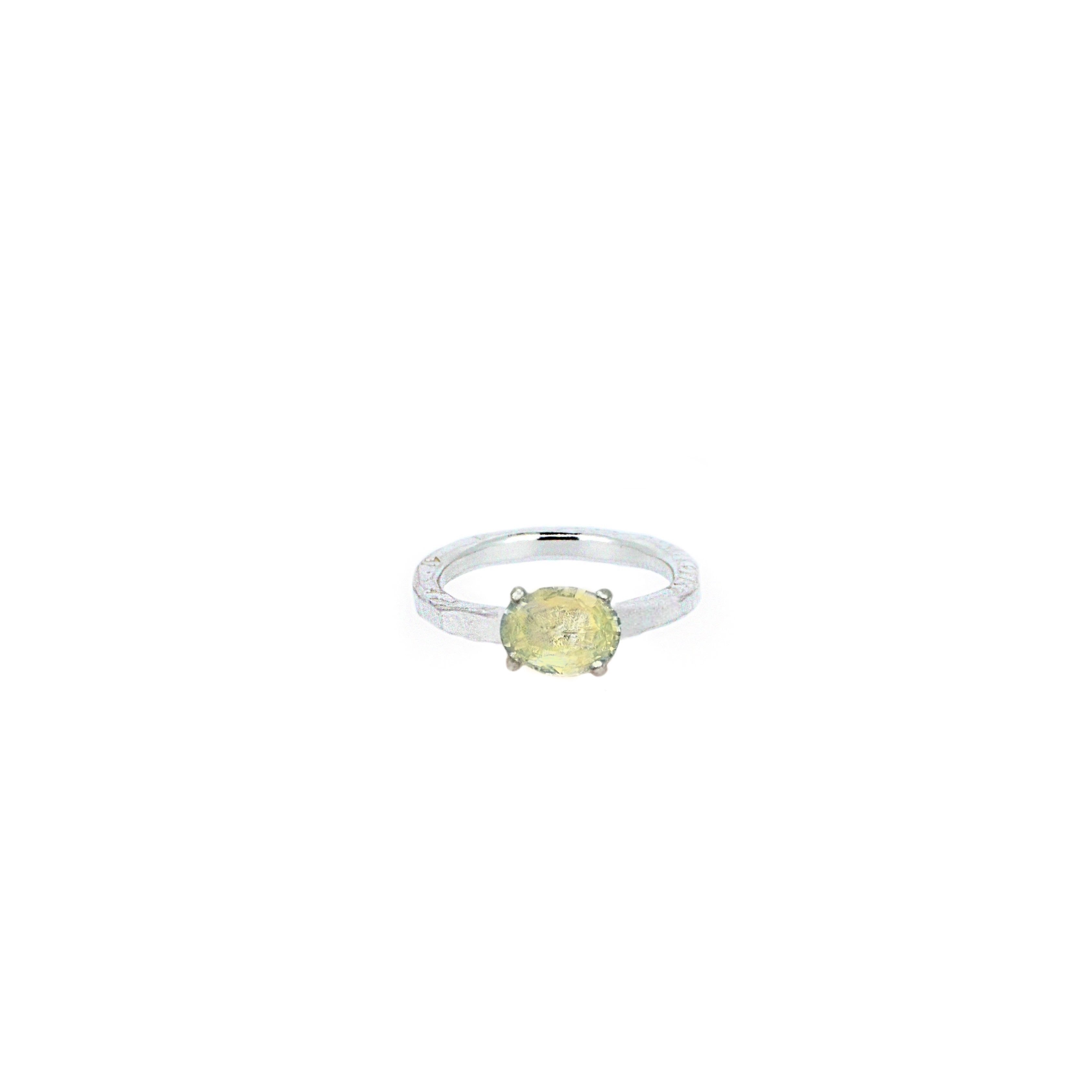 Citrine Treasured Chest Ring Oval