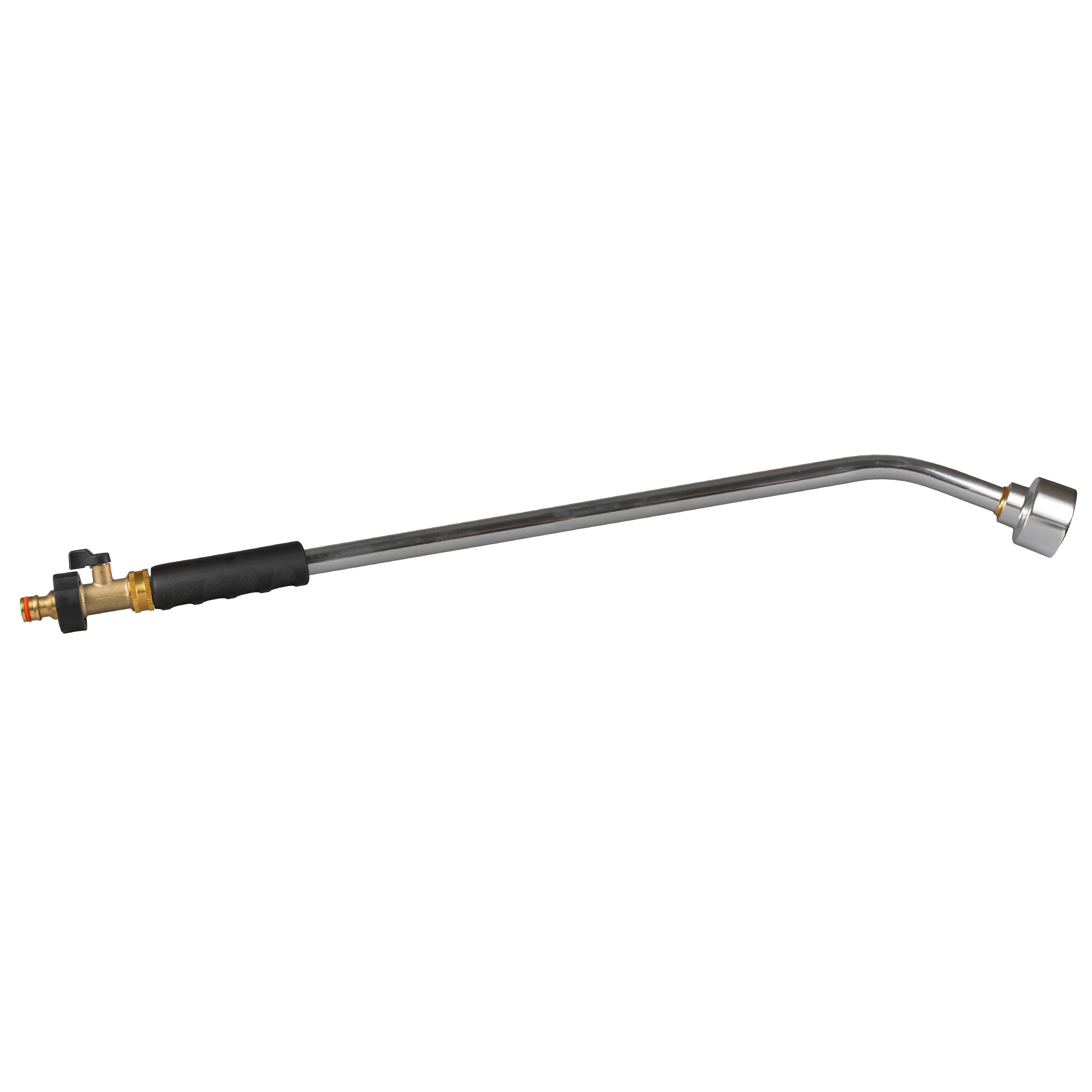 75cm Garden Watering Lance with Brass Valve and Quick Connect Male