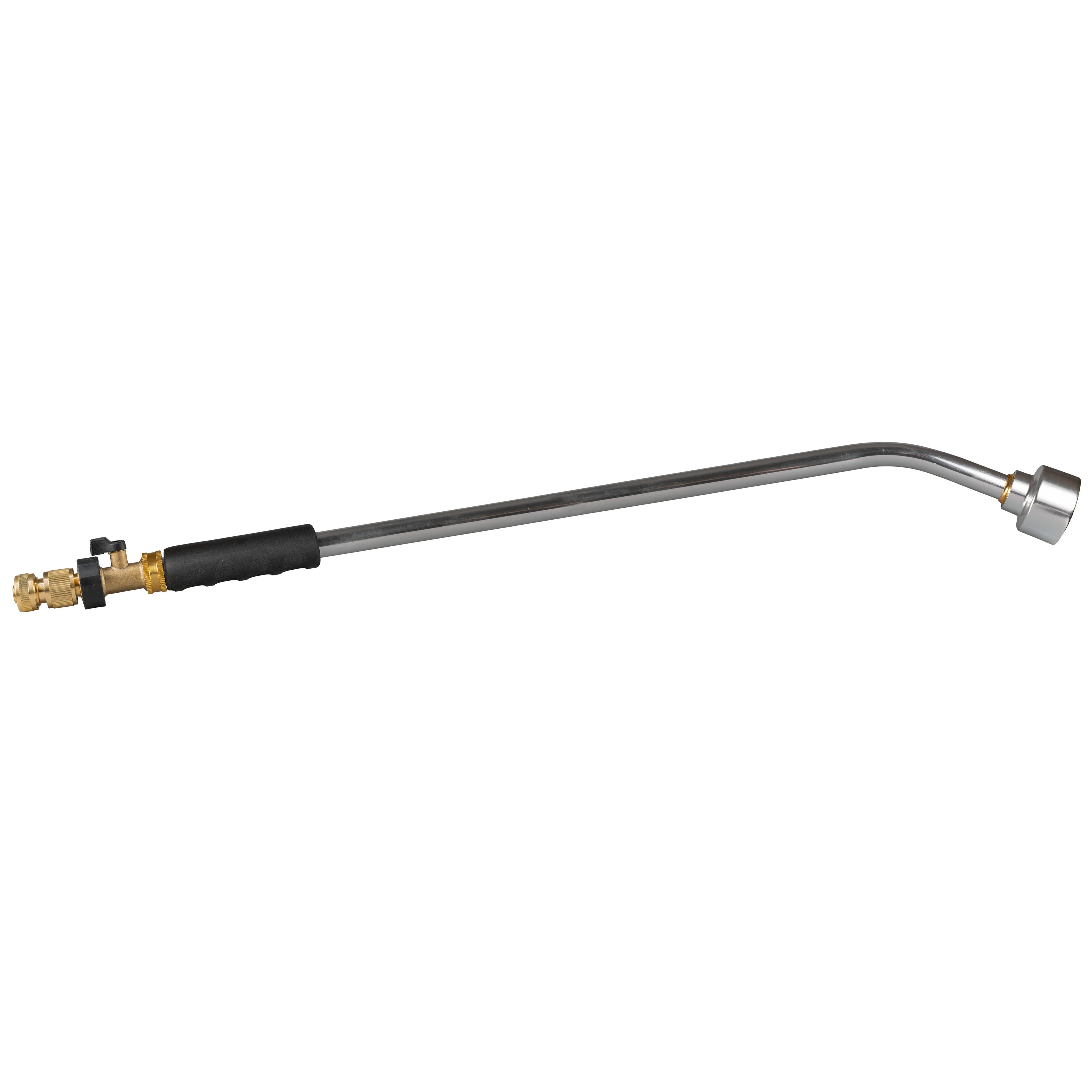 75cm Garden Watering Lance with Brass Valve and Quick Connect Hose Connector