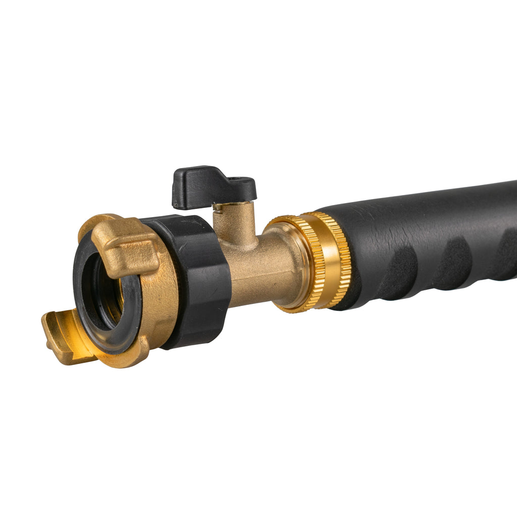 75cm Garden Watering Lance with Brass Valve and Geka Type Fitting