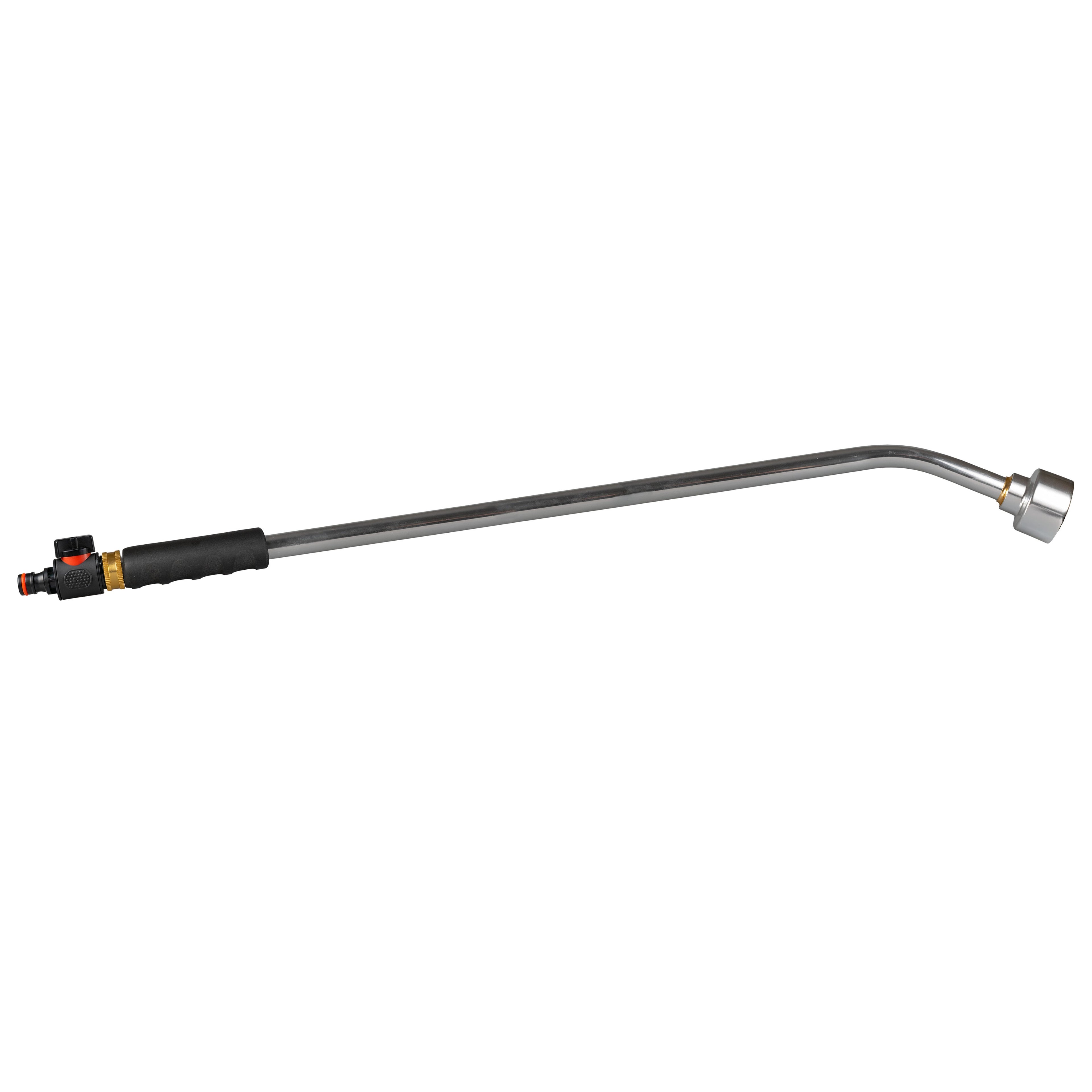 90cm Garden Watering Lance with Quick Connect Valve (Black)