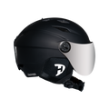Daytona Carver Ski Helmet - Adjustable Ski Helmet for Men, Women & Youth - Dull Black with Anti-Fog Visor