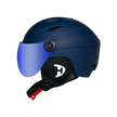 Daytona Carver Ski Helmet - Adjustable Ski Helmet for Men, Women & Youth - Dull Blue with Anti-Fog Visor
