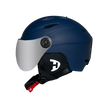 Daytona Carver Ski Helmet - Adjustable Ski Helmet for Men, Women & Youth - Dull Blue with Anti-Fog Visor