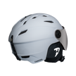 Daytona Carver Ski Helmet - Adjustable Ski Helmet for Men, Women & Youth - Dull Chalk White with Anti-Fog Visor