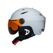Daytona Carver Ski Helmet - Adjustable Ski Helmet for Men, Women & Youth - Dull Chalk White with Anti-Fog Visor