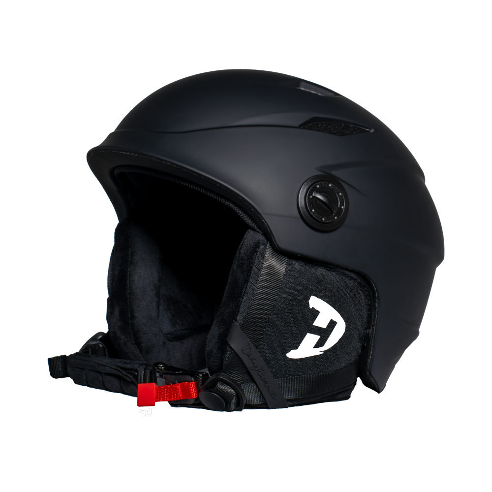 Daytona Carver Ski Helmet - Adjustable Helmet for Men, Women & Youth - Dull Grey with Anti-Fog Visor
