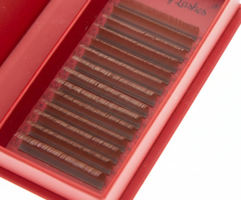 Brown Cashmere Flat Classics 16 Row Tray