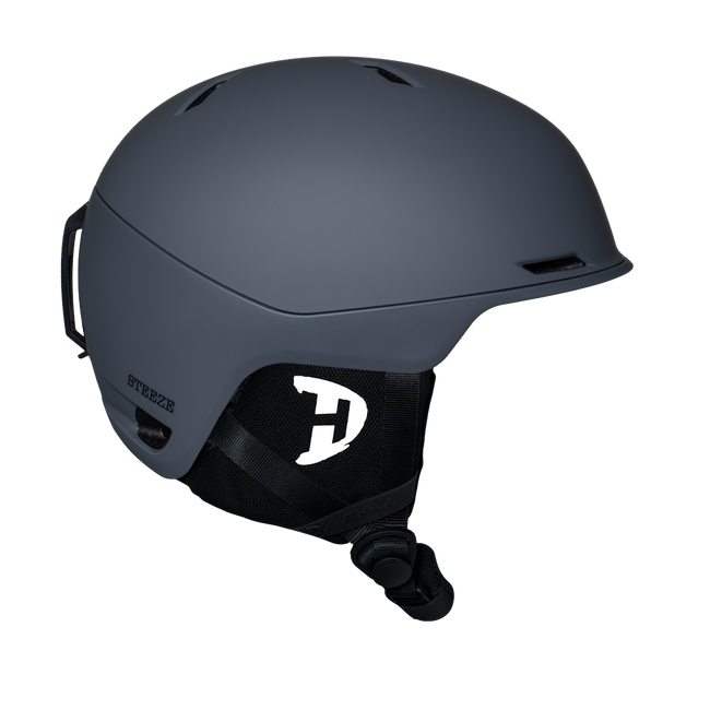 Daytona Steeze Snowboard Helmet - Adjustable Helmet for Men, Women & Youth - Dull Grey Finish