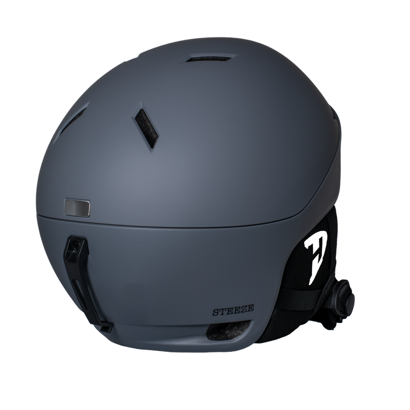 Daytona Steeze Snowboard Helmet - Adjustable Helmet for Men, Women & Youth - Dull Grey Finish