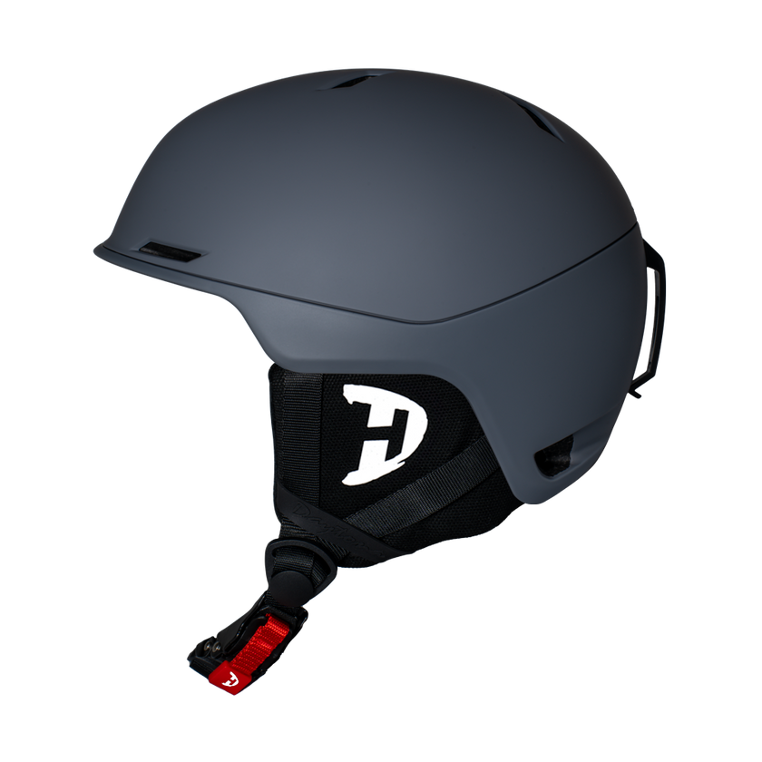 Daytona Steeze Snowboard Helmet - Adjustable Helmet for Men, Women & Youth - Dull Grey Finish