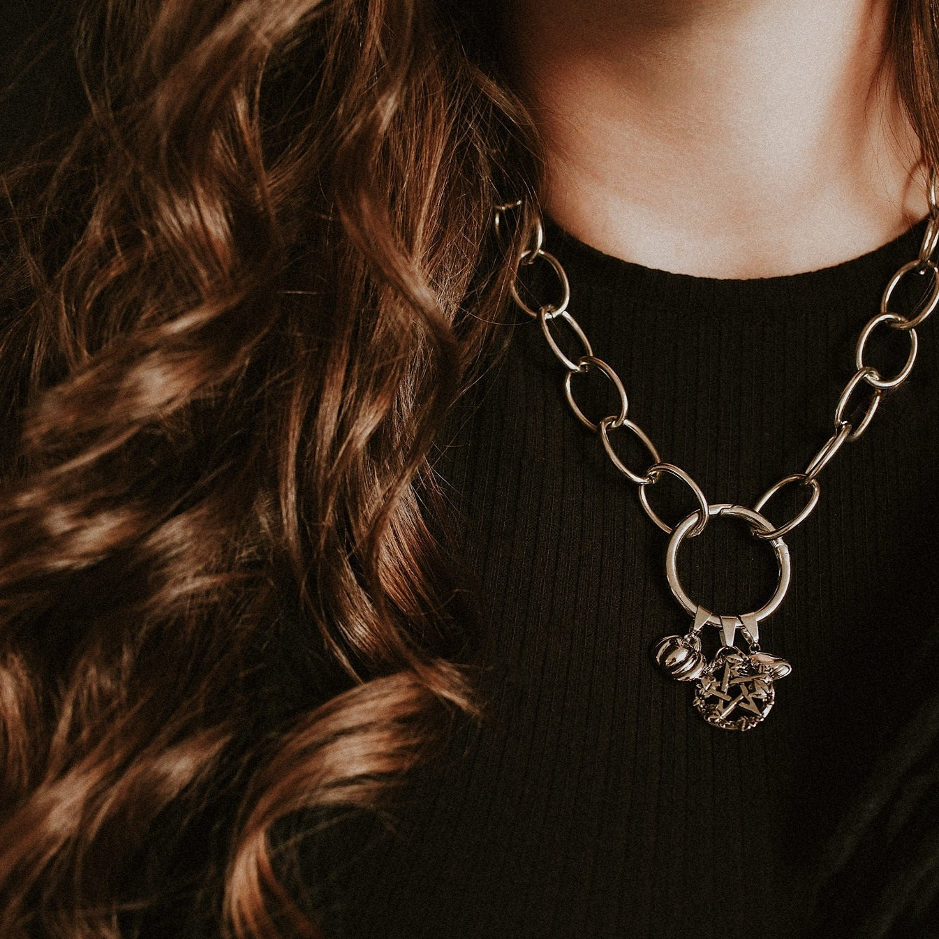 Charm Coven Green Witch Pentacle Charm