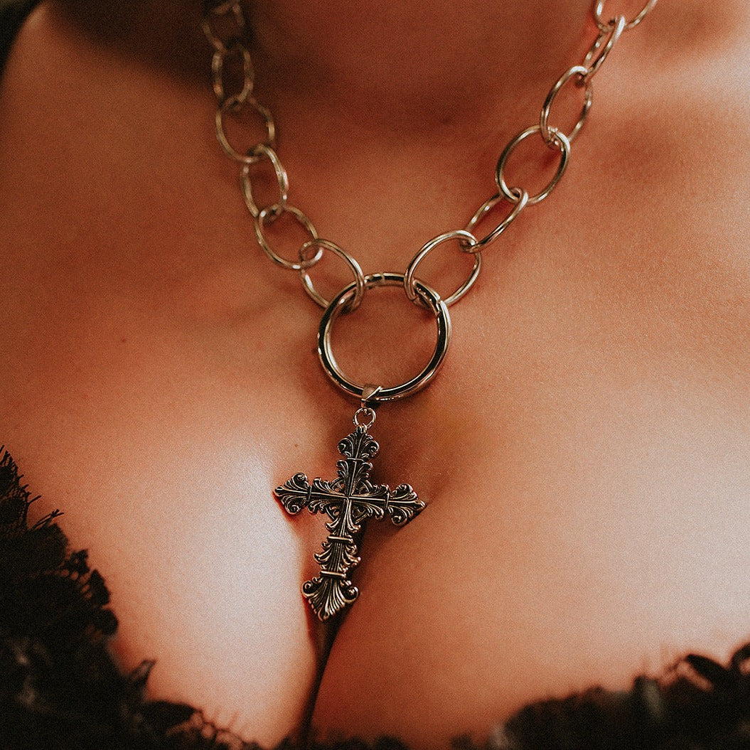 Charm Coven Lament Cross Charm