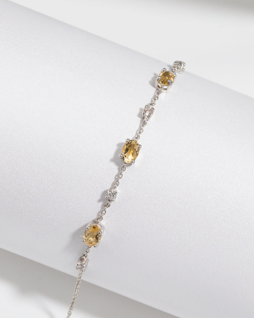 Mini Set 2 - Citrine Jewellery Set in Sterling Silver