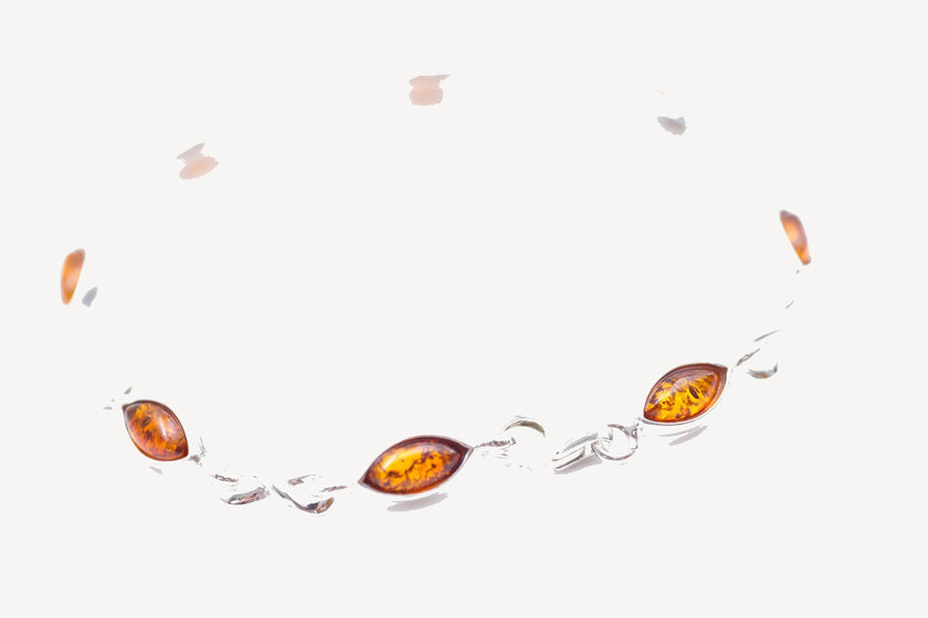 Classic Amber Infinity Bracelet