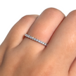 Klassischer Full Eternity Ring (1,8 mm) aus Sterlingsilber