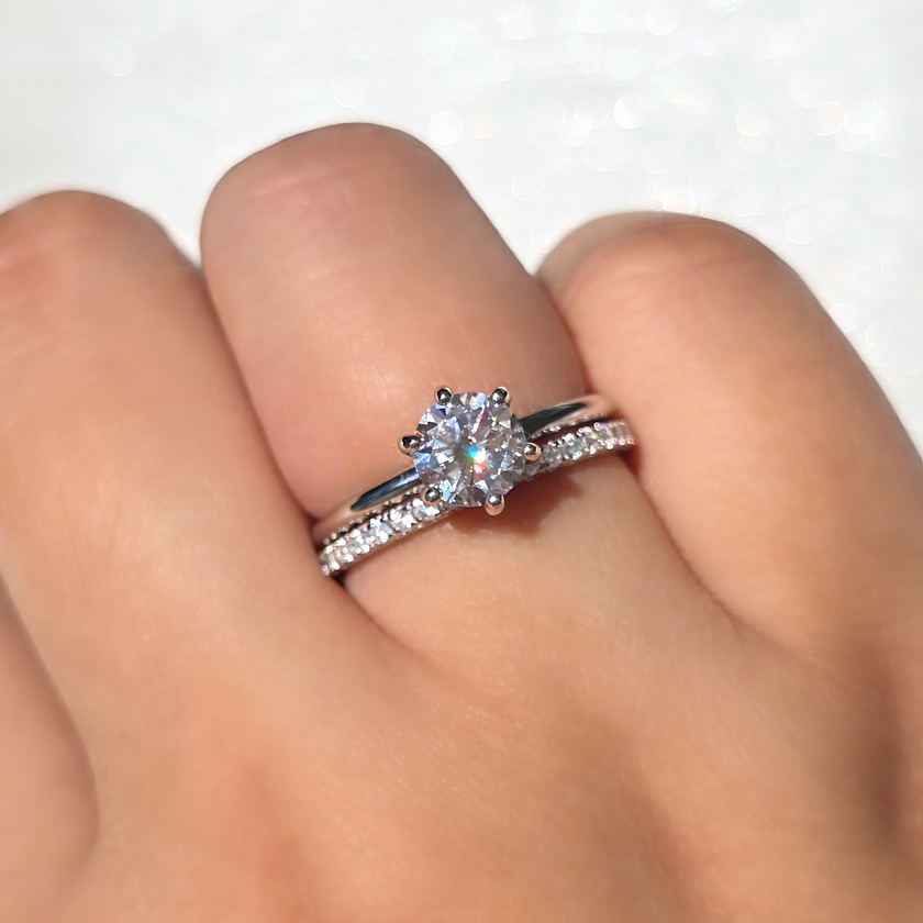 Klassischer Full Eternity Ring (1,8 mm) aus Sterlingsilber