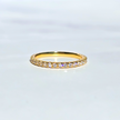 Klassischer Eternity-Ring (1,8 mm) aus 18 Karat Gold Vermeil