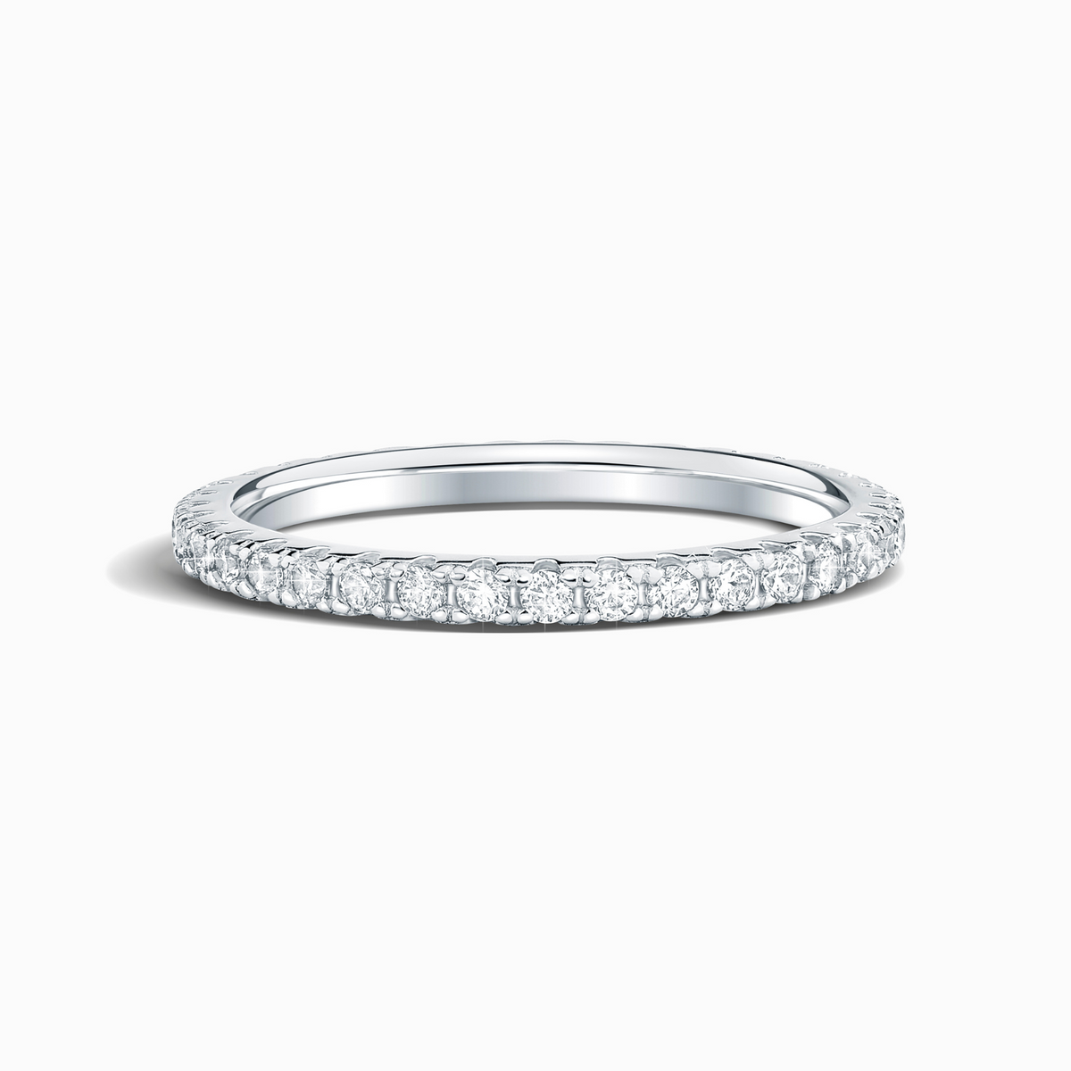 Klassischer Full Eternity Ring (1,8 mm) aus Sterlingsilber