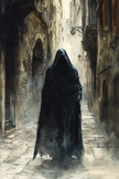 Cloaked Shadow Blade Canvas