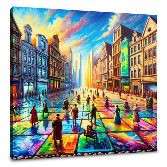 Timelines Converge Plaza Canvas