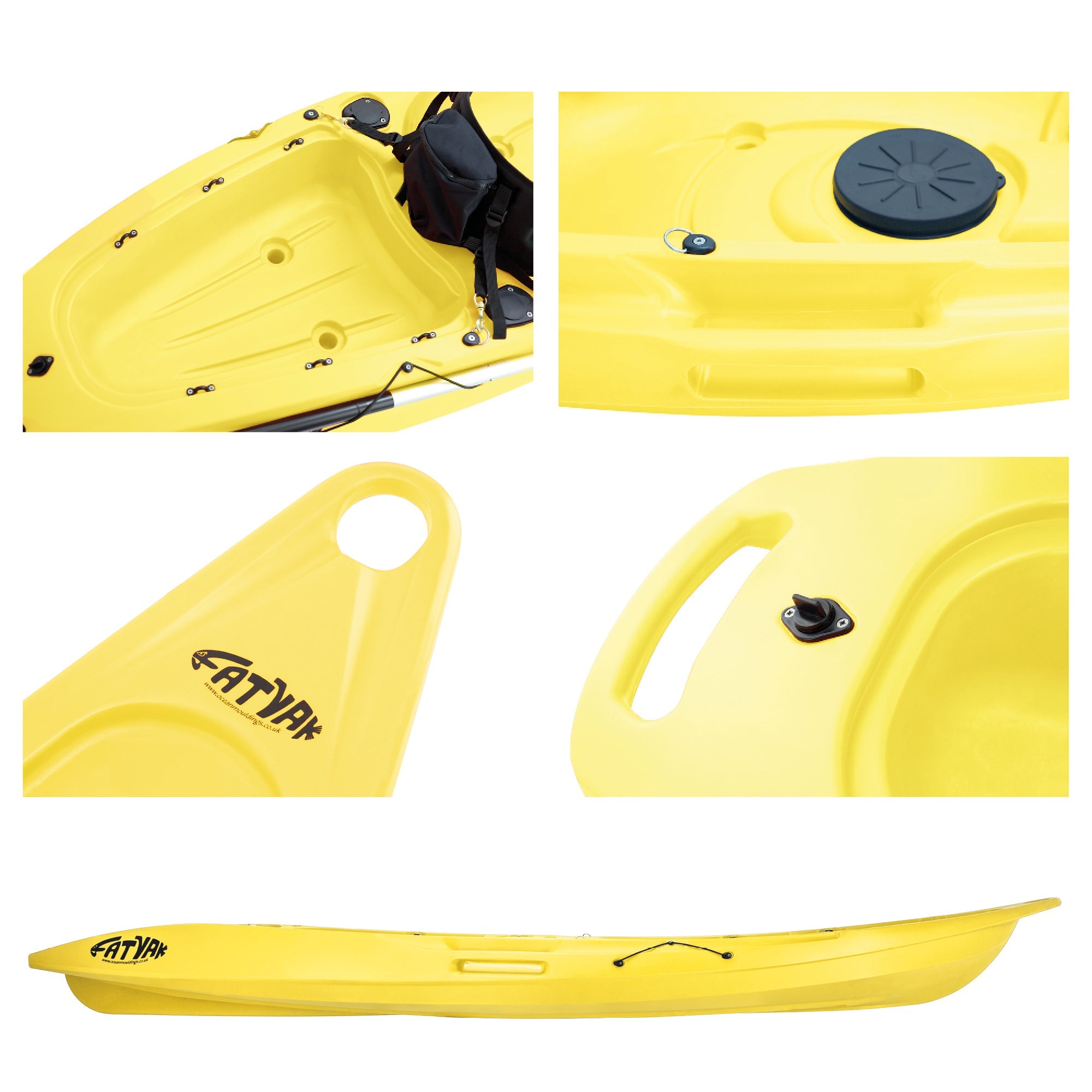 Mahee Double Seater Kayak Yellow Package Deal