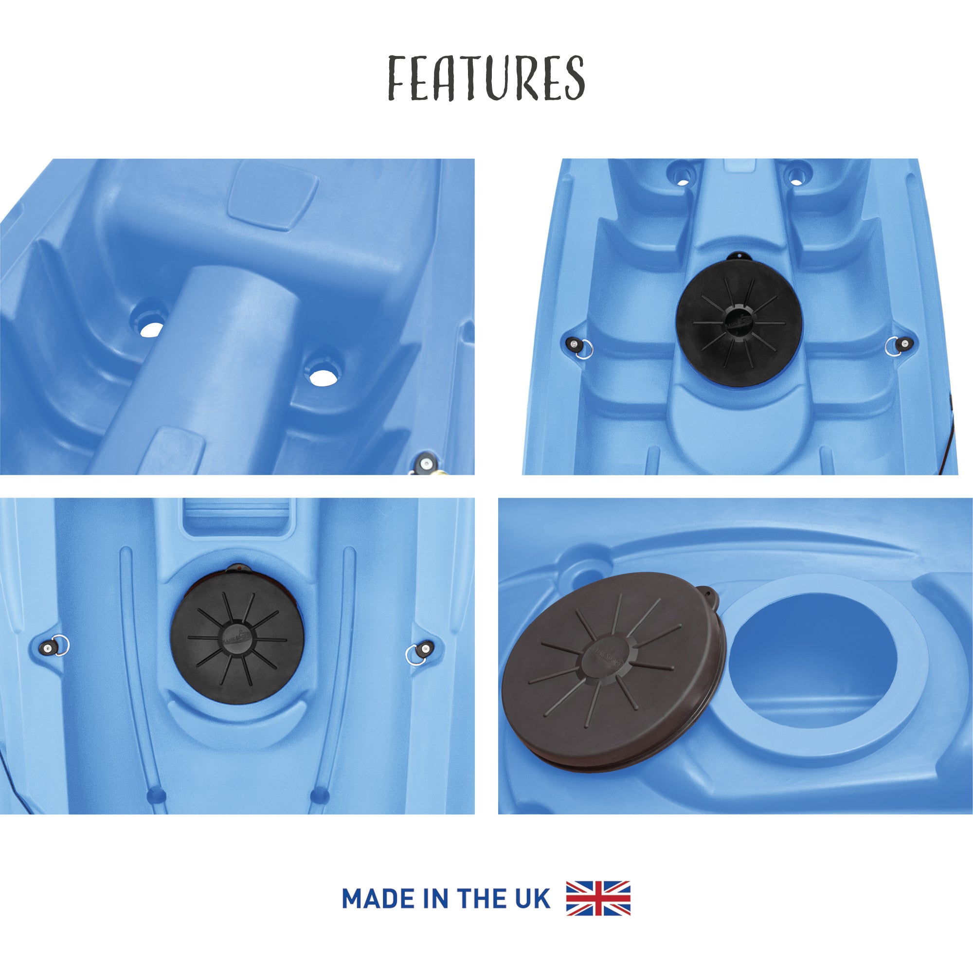 Mahee Double Seater Kayak Blue Package Deal