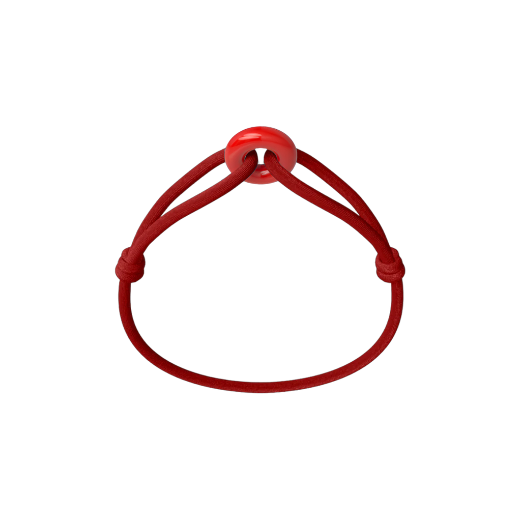 Coral Soho Cord Bracelet