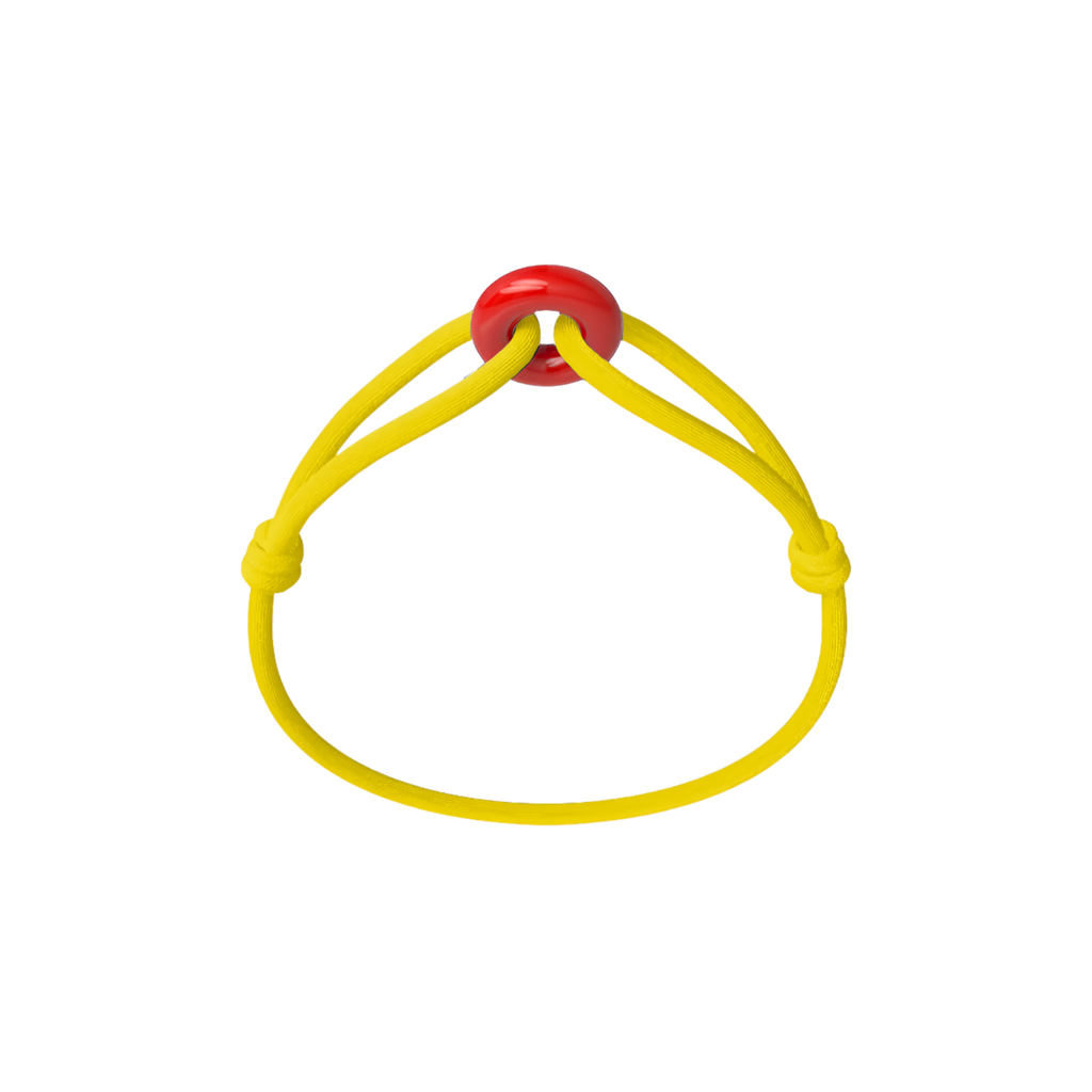 Coral Soho Cord Bracelet
