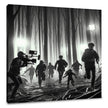 Forest Chase Horror Canvas