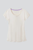 Scoop Neck Cotton Modal T-Shirt