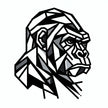 Cubist Gorilla Canvas