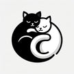 Cuddling Cats Canvas