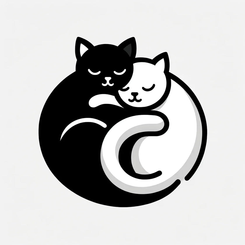 Cuddling Cats Canvas
