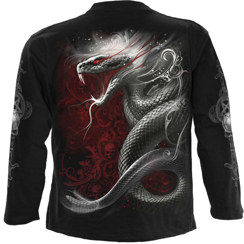 GOTHIC SERPENT - Longsleeve T-Shirt Black
