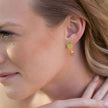 Classic Athena Kate Drop Earrings Peach Moonstone