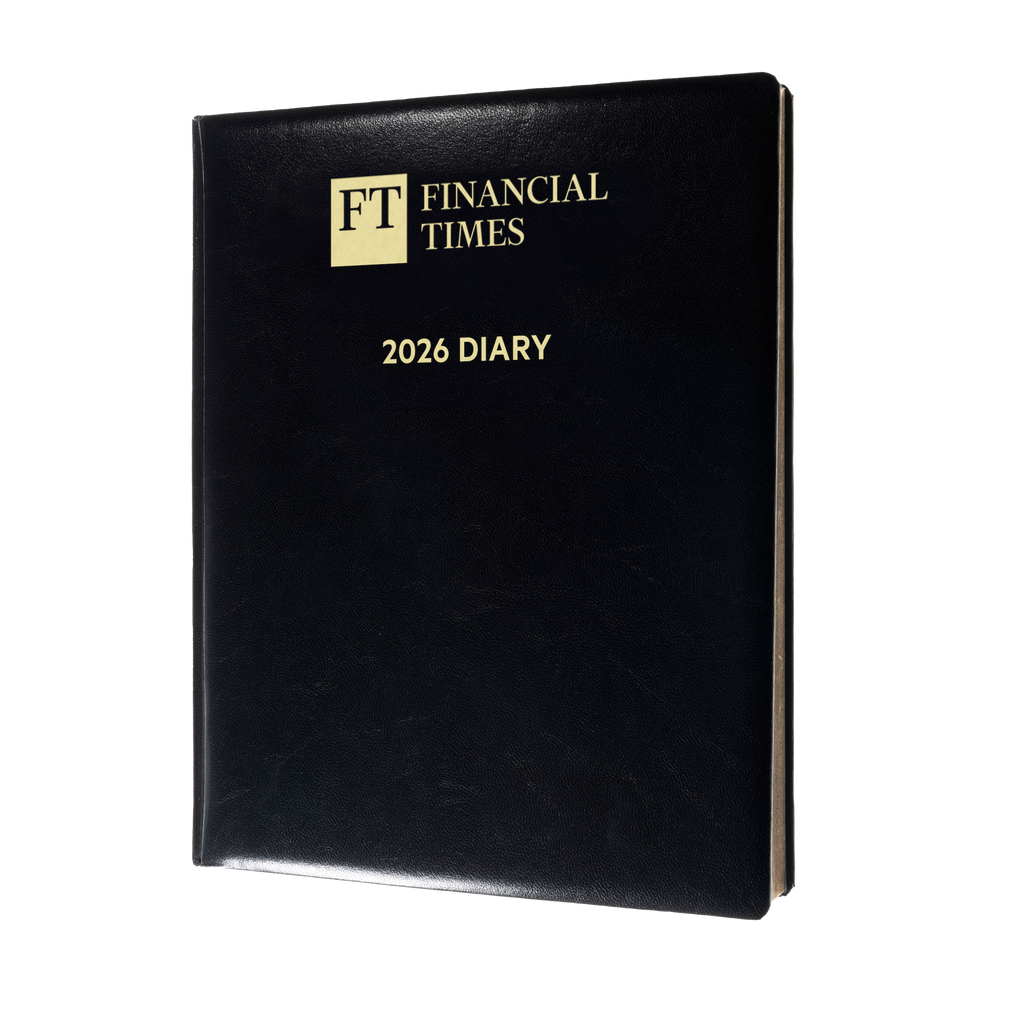 2026 Desk Diary - Week-to-View Planner- Black (DC-26)