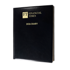 2026 Desk Diary - Week-to-View Planner- Black (DC-26)