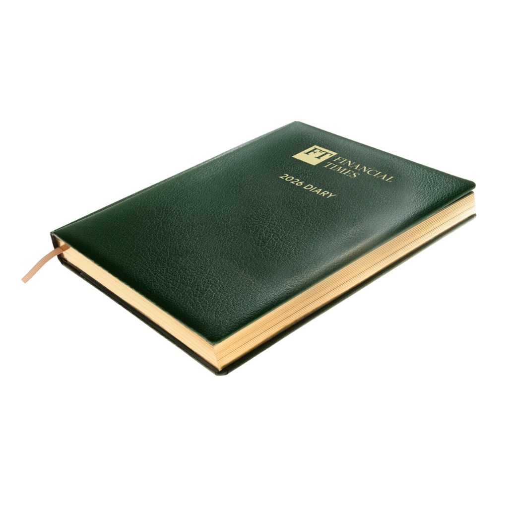 2026 Desk Diary - Week-to-View Planner- Green (DCG-26)