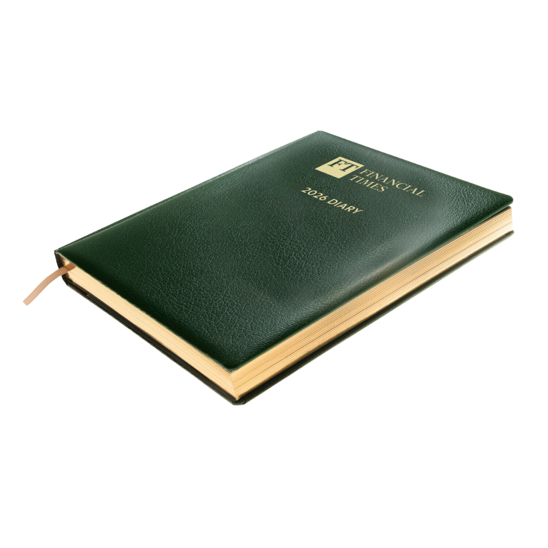 2026 Desk Diary - Week-to-View Planner- Green (DCG-26)