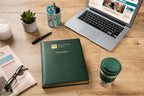 2026 Desk Diary - Week-to-View Planner- Green (DCG-26)