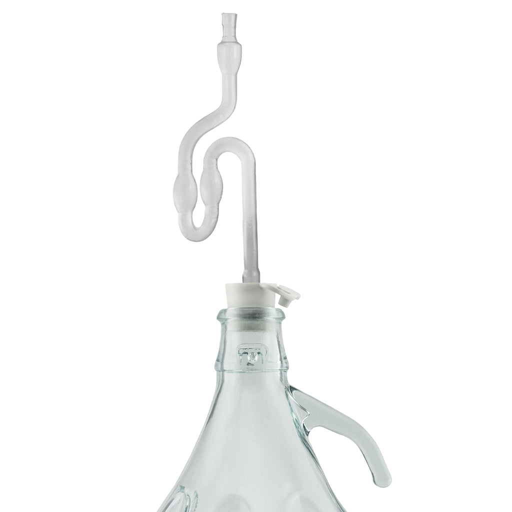 Glass Demijohn 5L 6 Pack Plain With Airlock, Bung & Tube