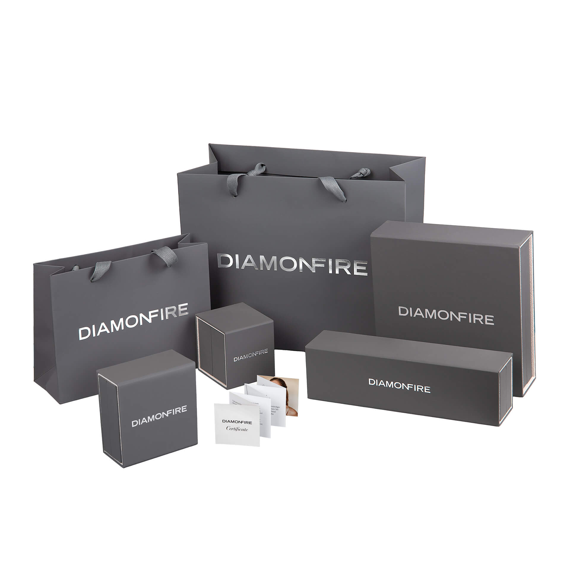 Diamonfire Station Set Band Ring