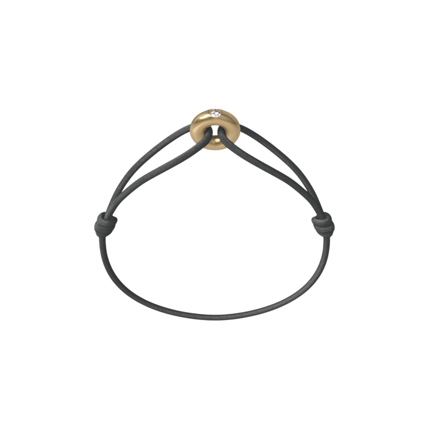 Mini Golden Soho Diamond Cord Bracelet