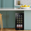 Baridi 15 Bottle Wine Fridge with Digital Touch Screen & LED Light - Black | DH5