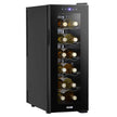 Baridi 12 Bottle Wine Fridge with Metal Shelves, Touch Screen & LED Light - Black | DH73