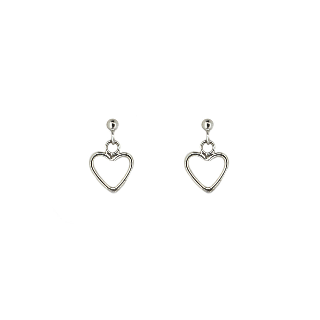 Dangle Heart Studs