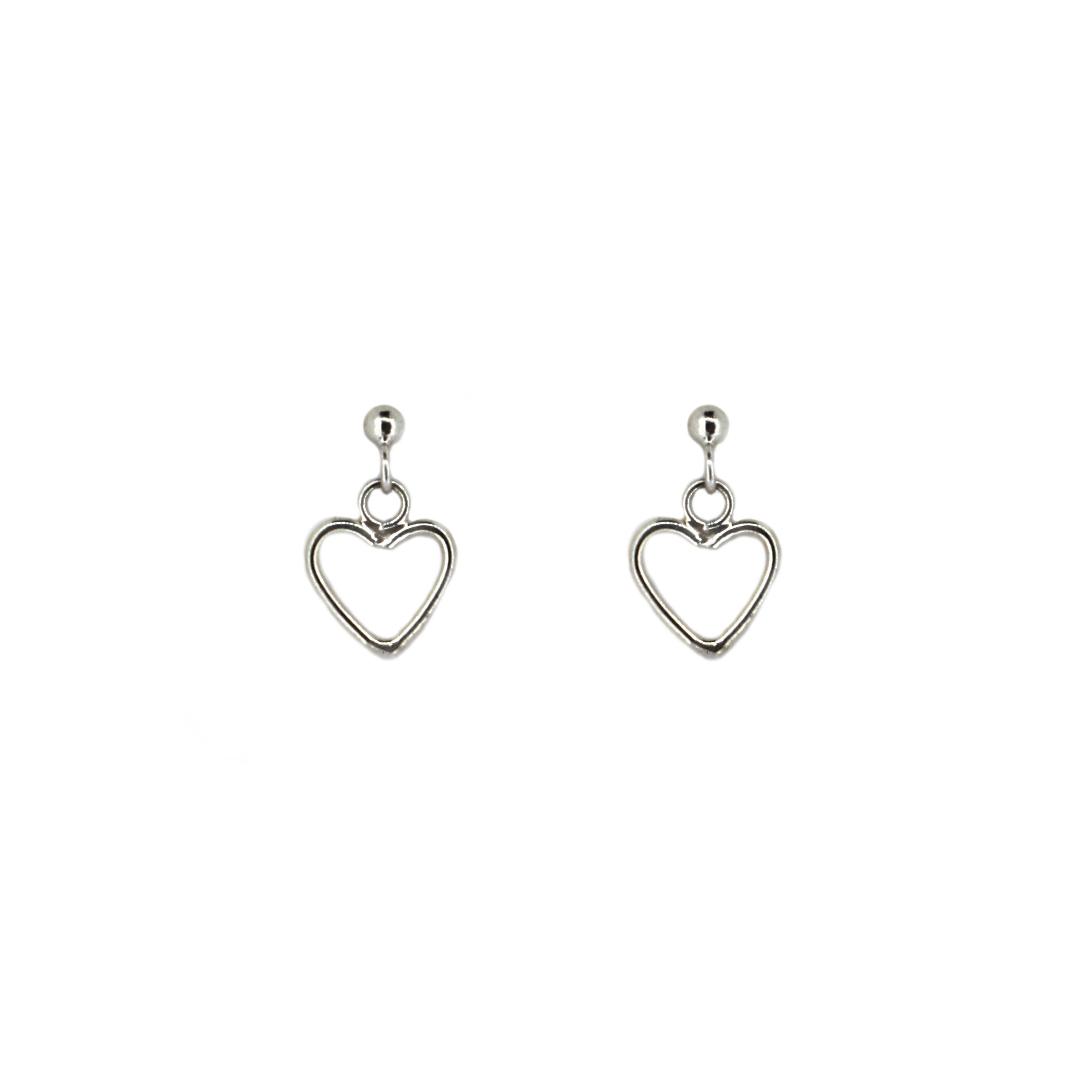 Dangle Heart Studs
