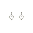 Dangle Heart Studs