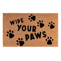 Doormat 60cm x 40cm - 'Wipe Your Paws' (D2)